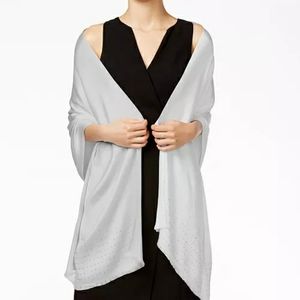 I.n.c. Gem Embellished Fringe Pashmina Scarf Wrap